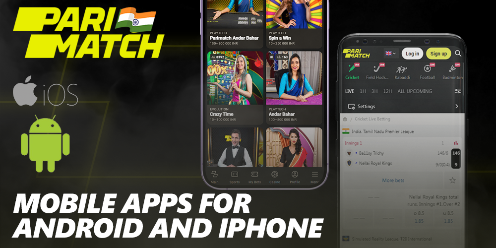 Parimatch Mobile Apps for Android and iOS