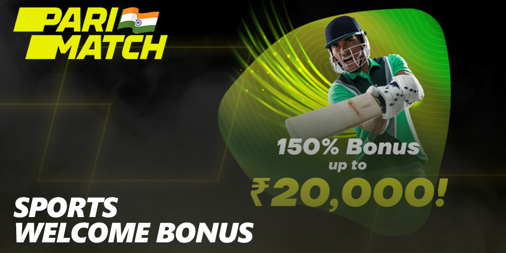 Parimatch India Sports welcome bonus