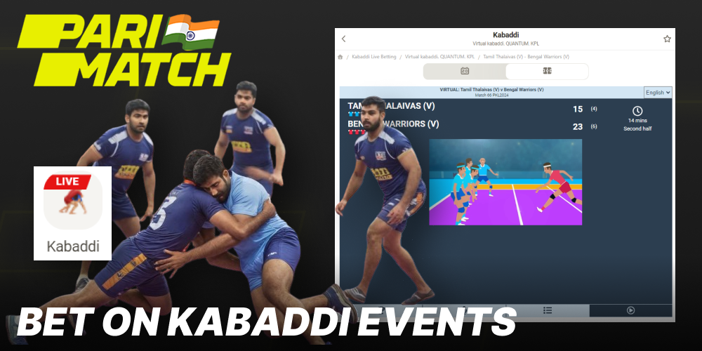 Parimatch Live Betting on Kabaddi