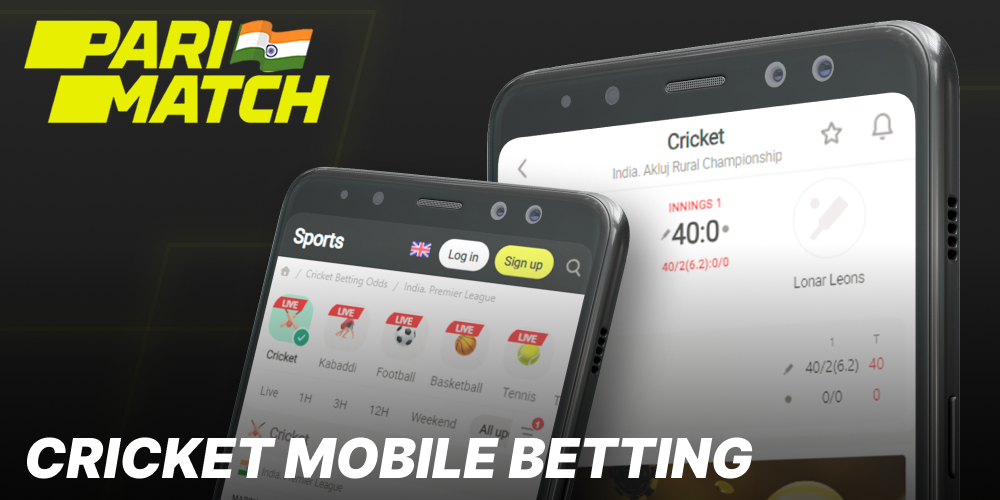 Mobile cricket betting at Parimatch