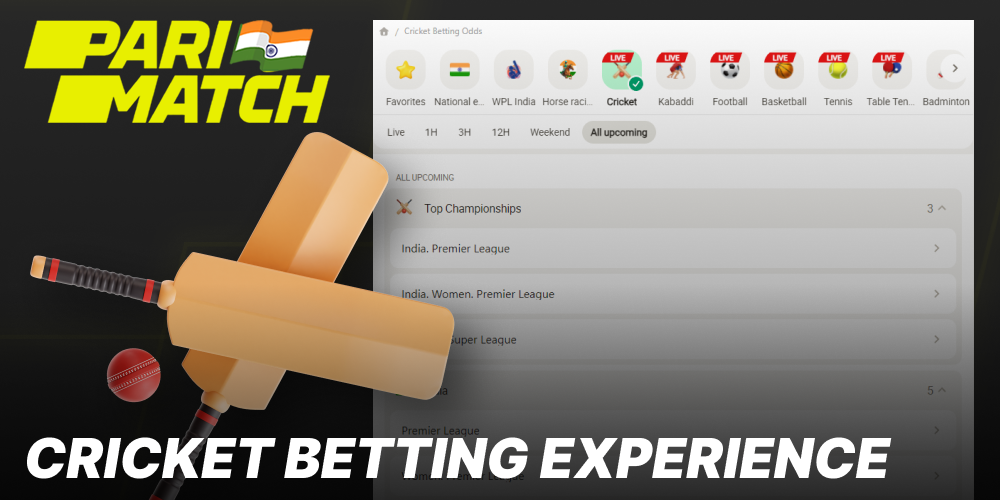 Advantages of betting on cricket at Parimatch