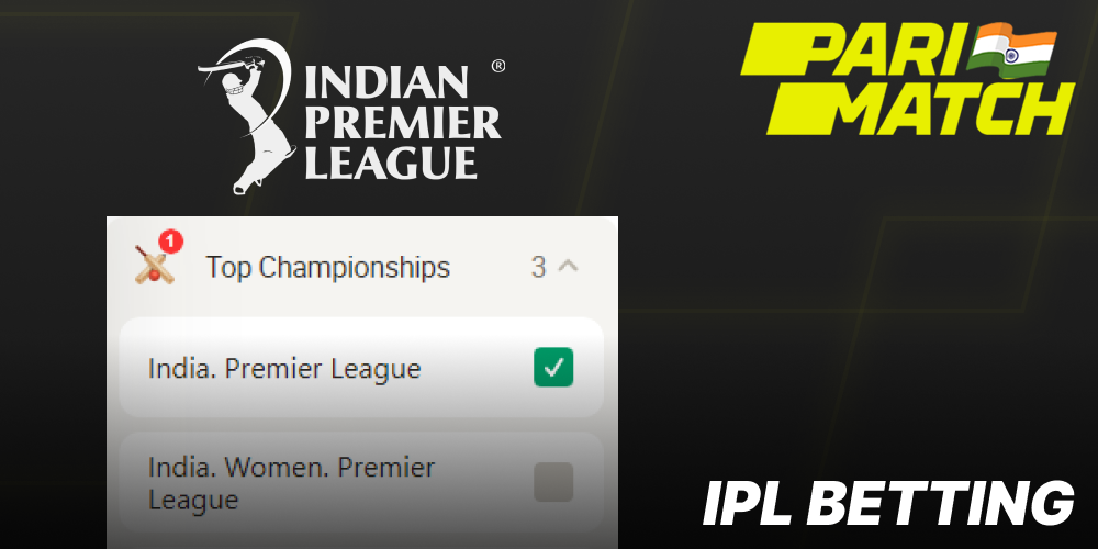 IPL betting at Parimatch
